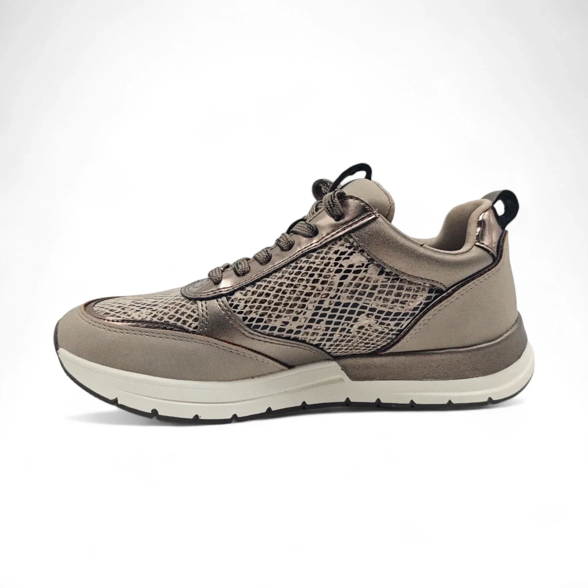 Tamaris 23732 maglovito taupe pogled levo