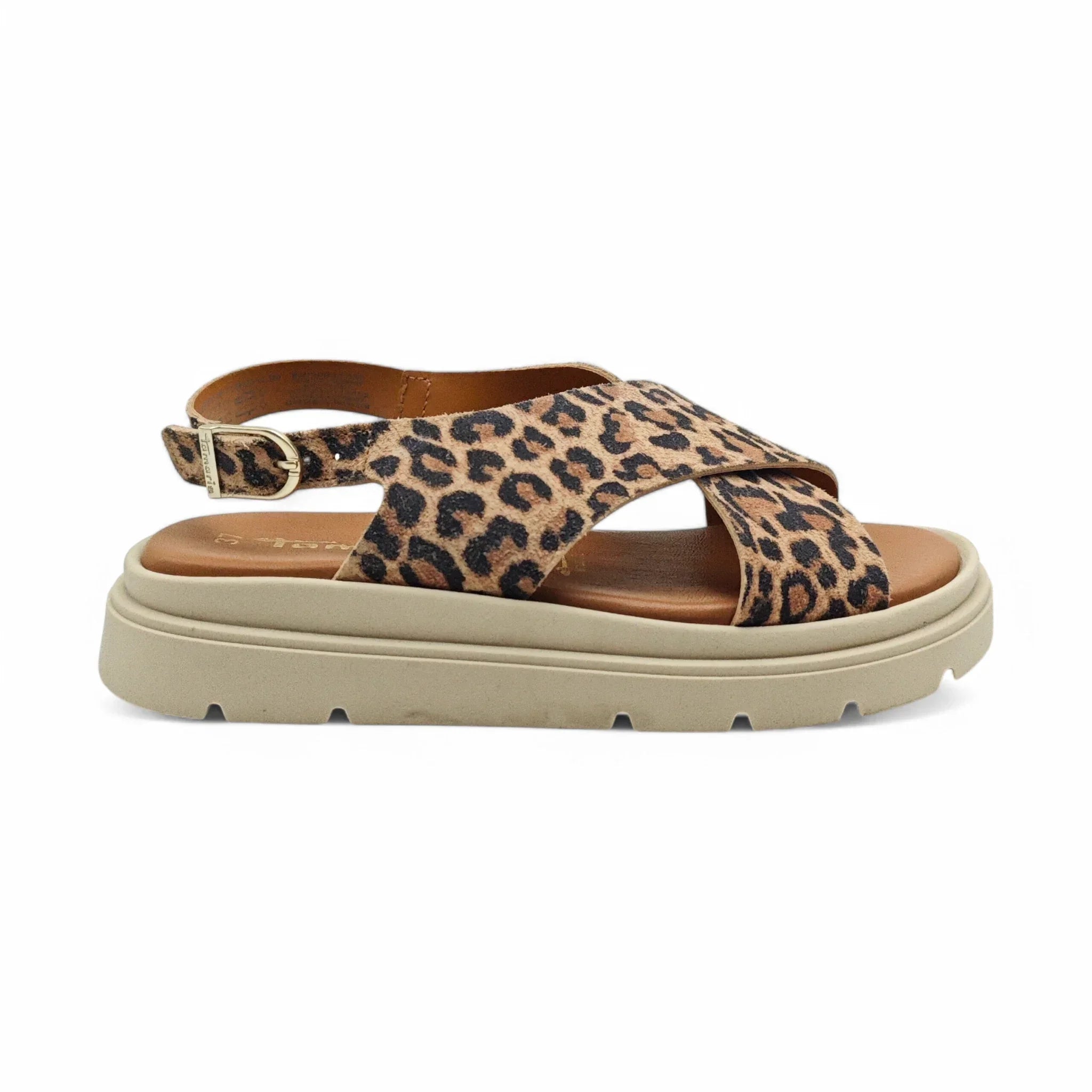 Tamaris 28279 smeđi leopard pogled desno