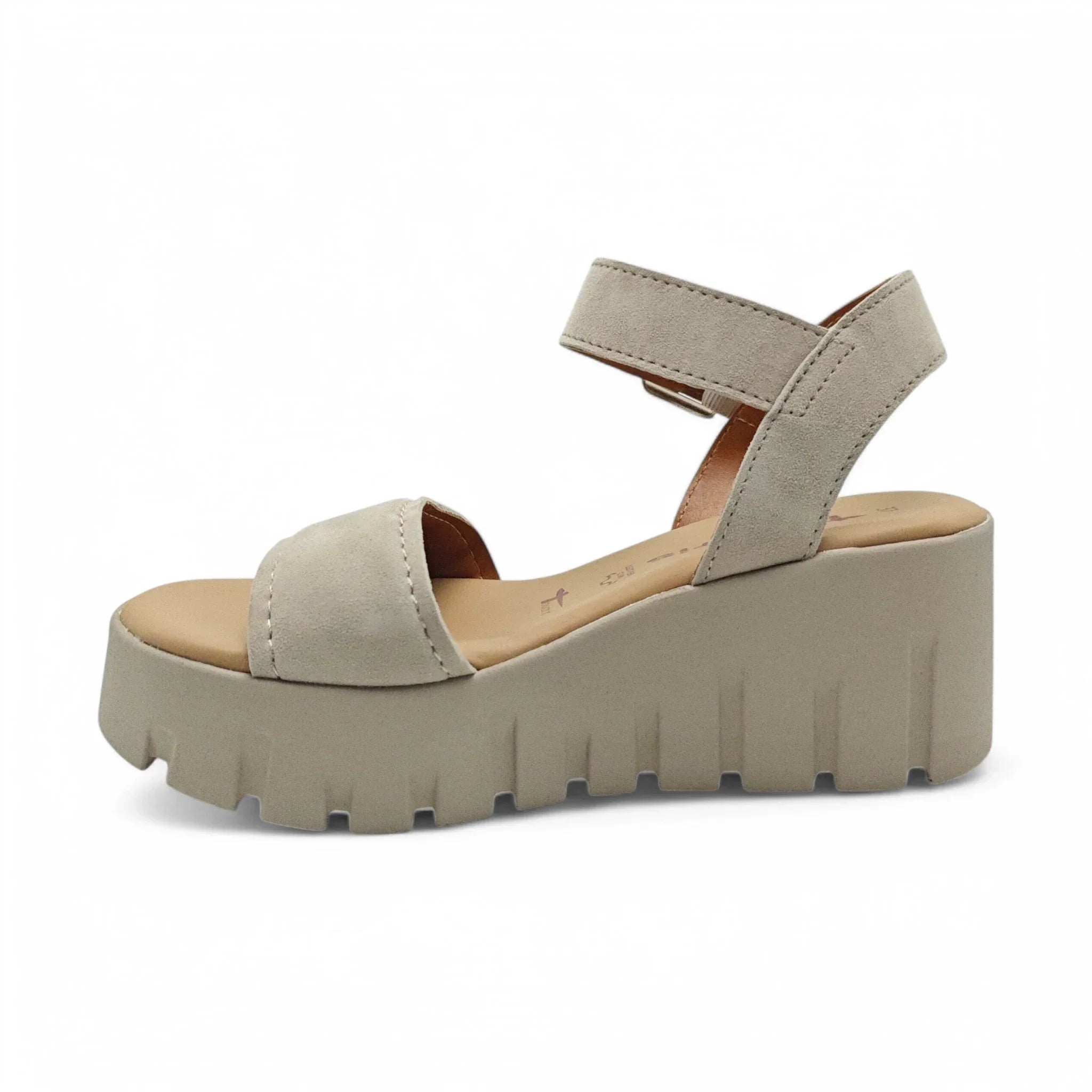 Tamaris 28712 maglovito taupe pogled levo