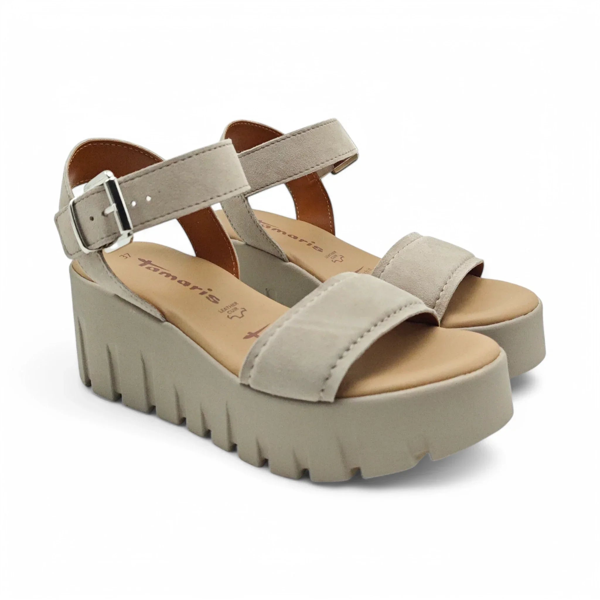 Tamaris 28712 maglovito taupe pogled spreda