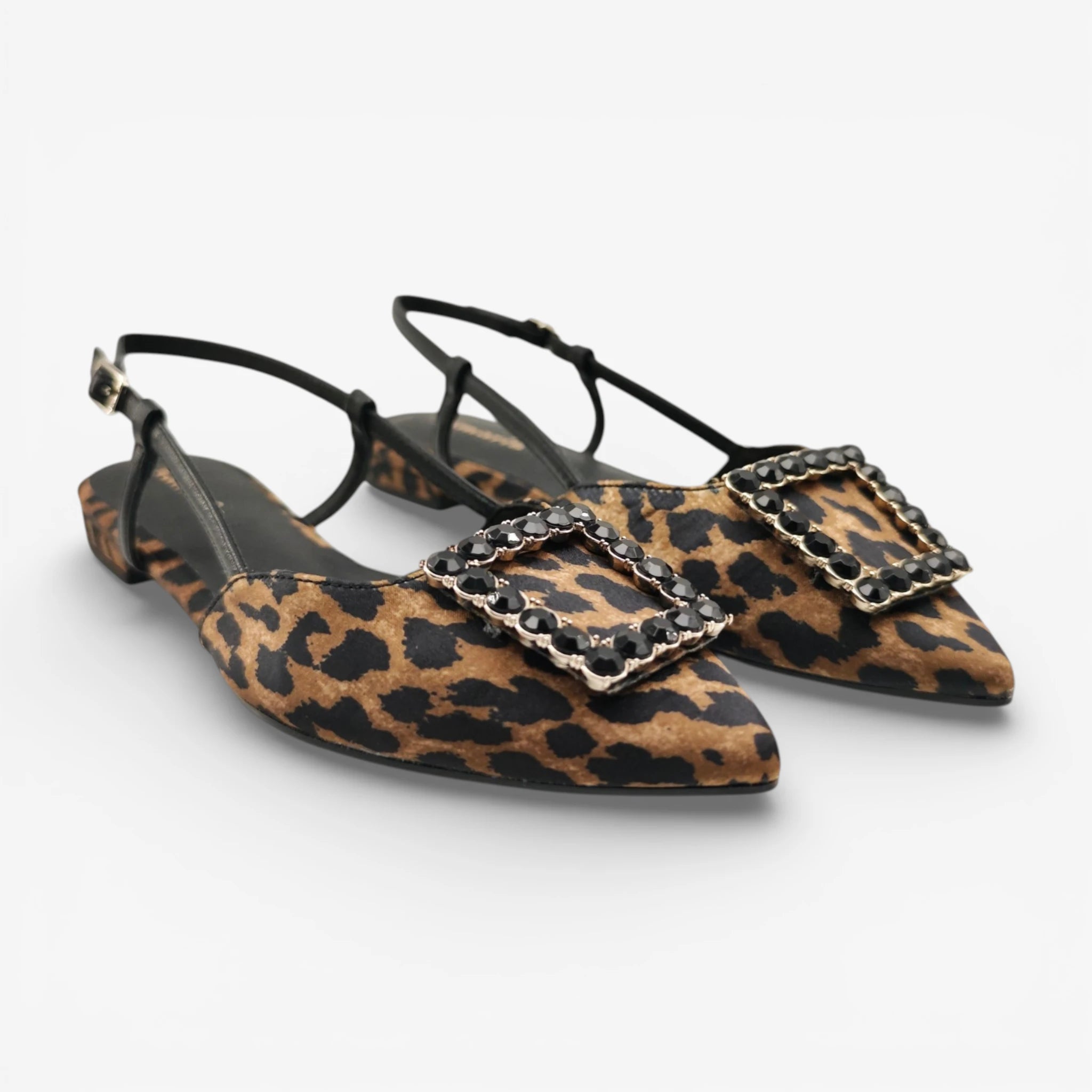 Tamaris 29403 smeđi leopard pogled spreda