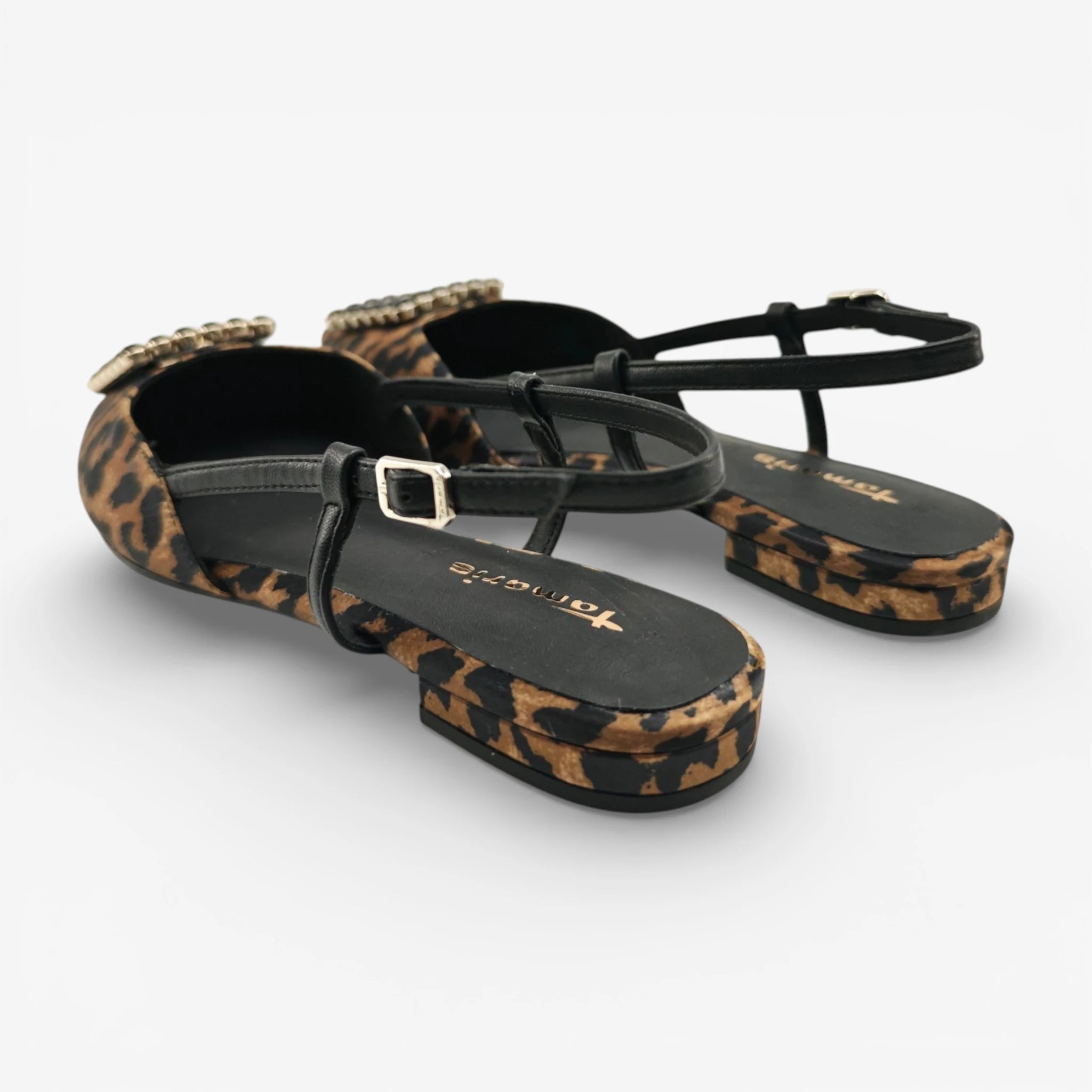 Tamaris 29403 smeđi leopard pogled straga