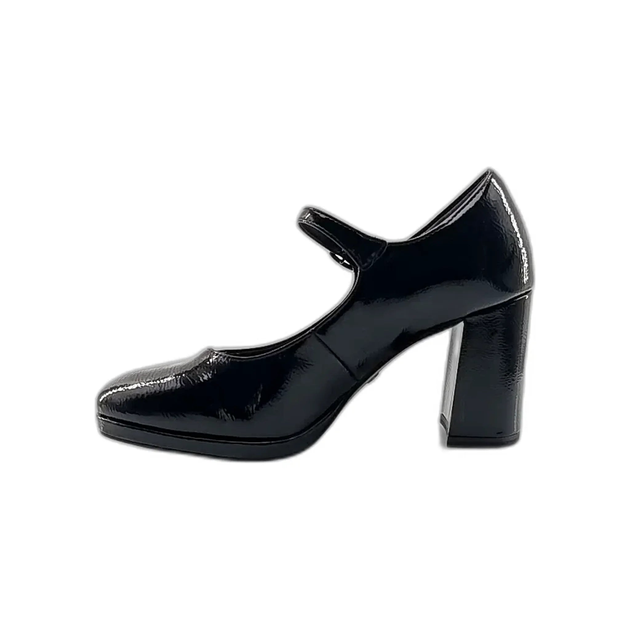 Tamaris 22462 crni lak pogled levo