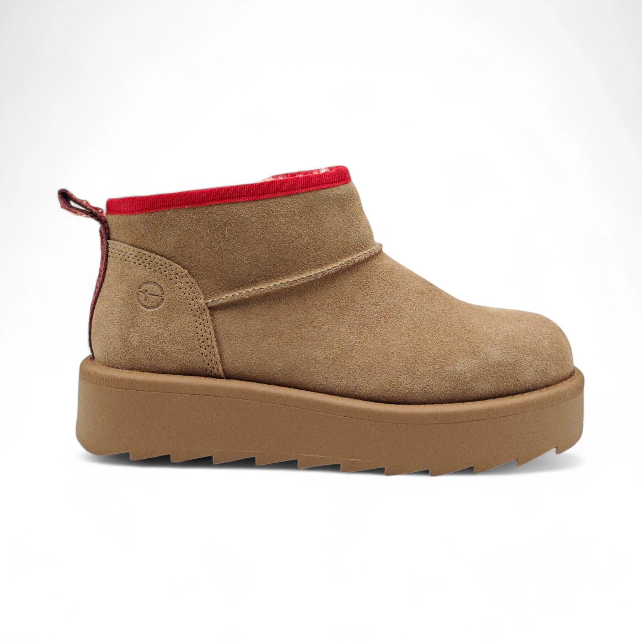 Tamaris UGG šunjalice ravne gležnjače sa zip zatvaračem 26028 - Obuća Monah