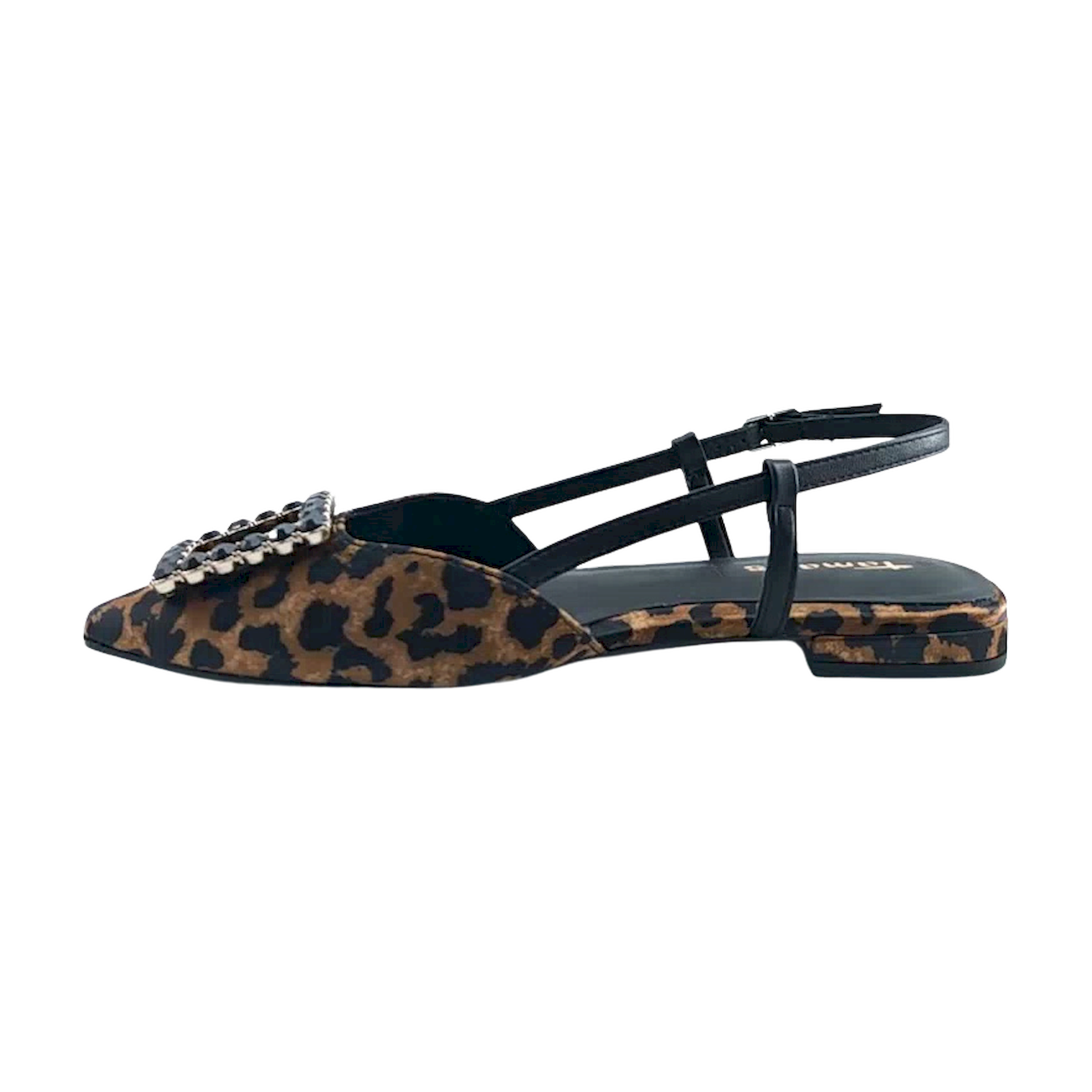 Tamaris D'Orsay ravne sandale sa podesivim remenom 29403