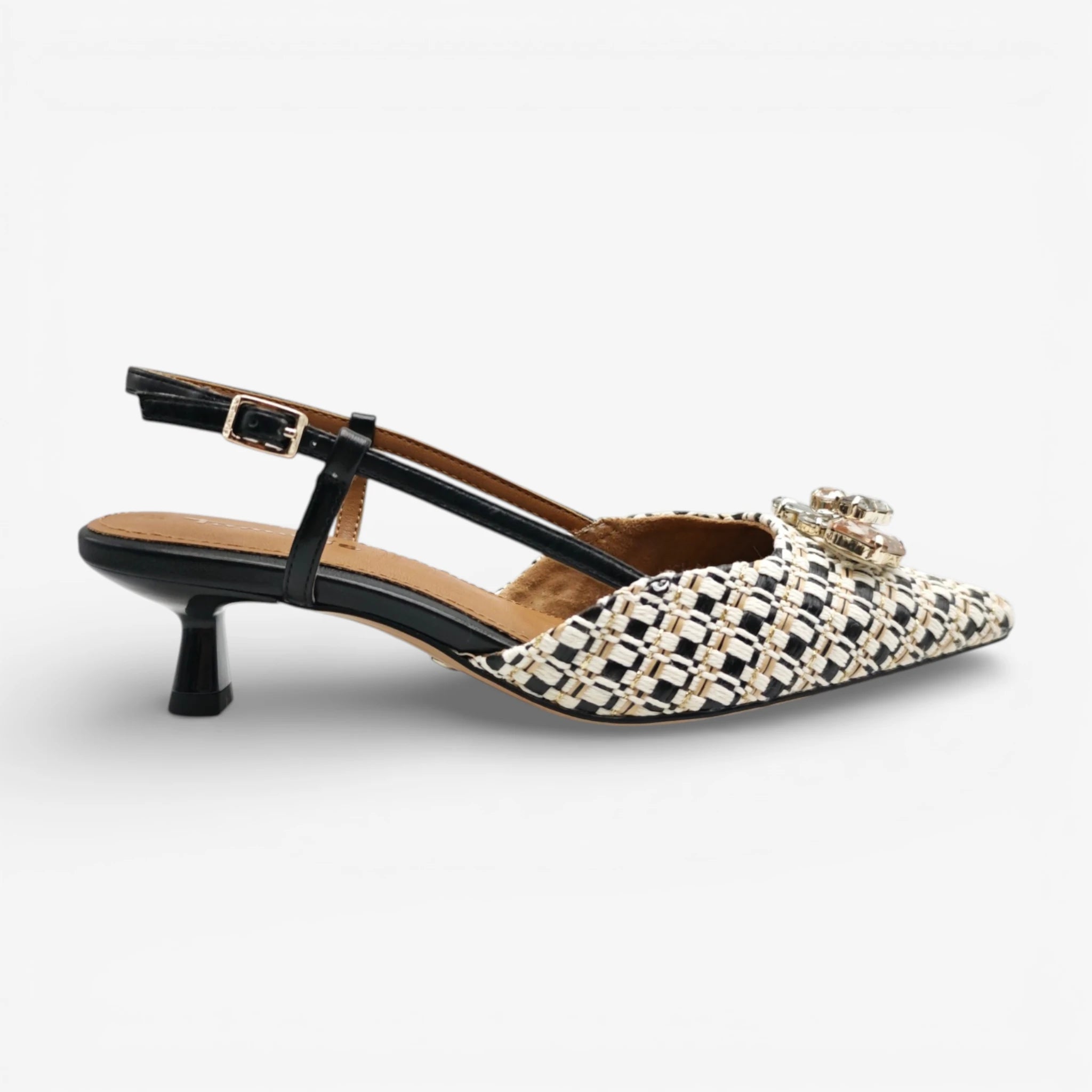 Tamaris 29512 CRNO BELA DESNO