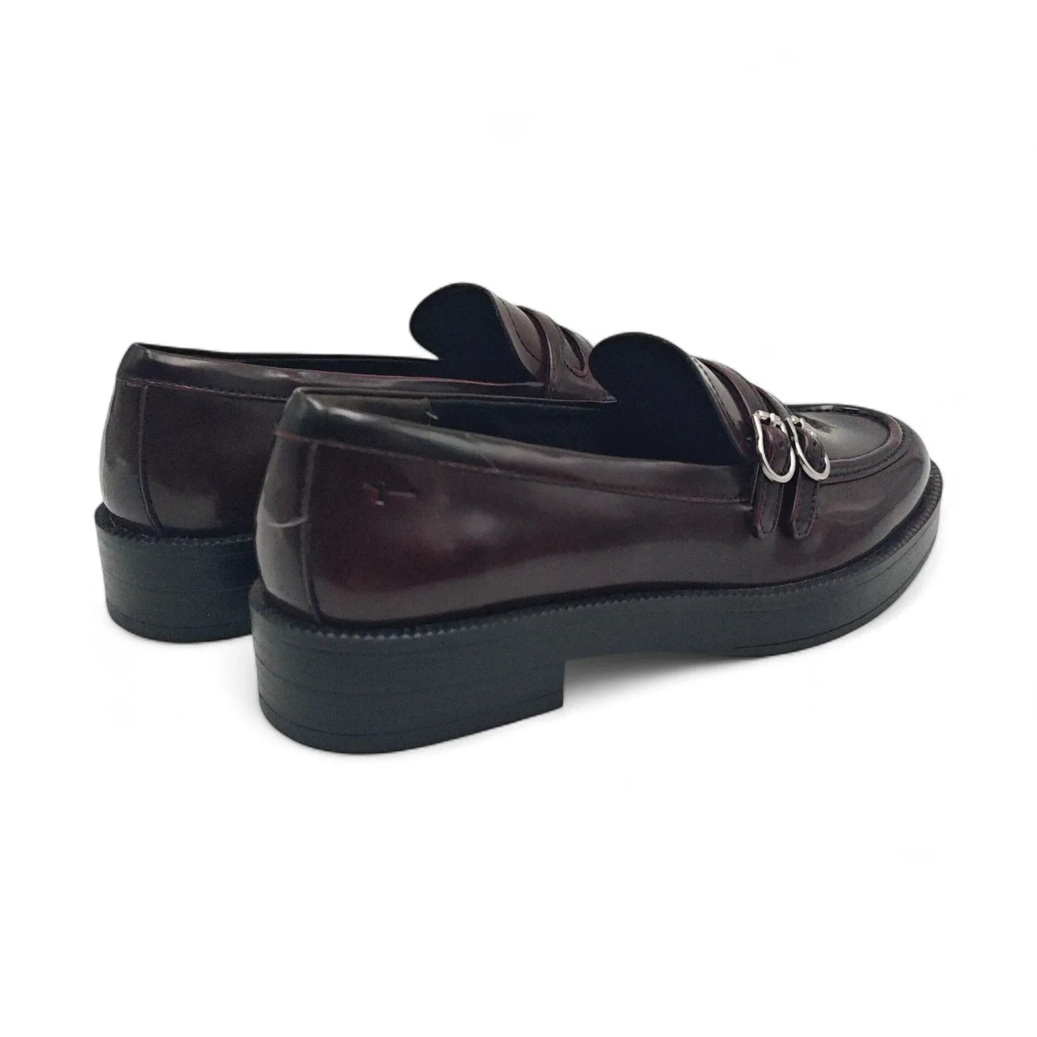 Tamaris klasične chunky ravne loafersice na PU đonu 24348