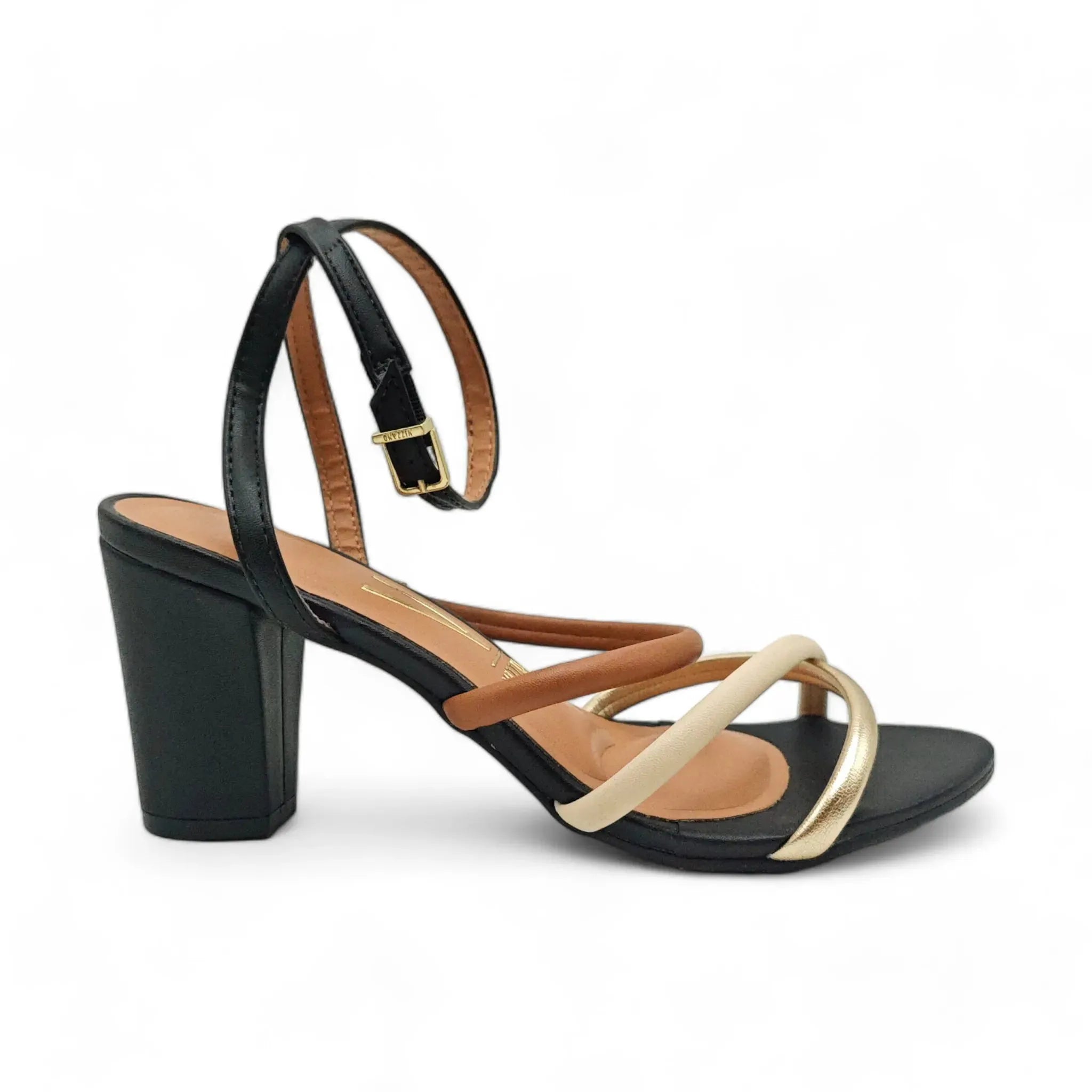 Vizzano sandale sa slingback zglobnim remenom na blok štiklu 1001 - Obuća Monah