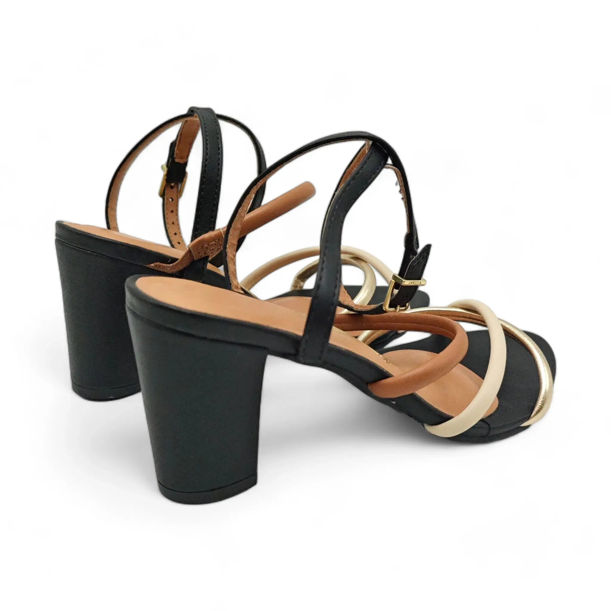 Vizzano sandale sa slingback zglobnim remenom na blok štiklu 1001 - Obuća Monah